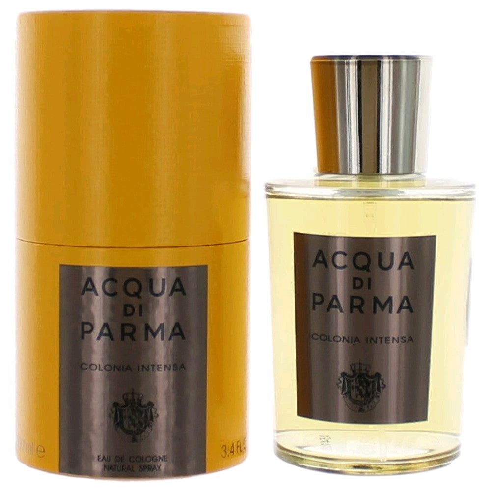 Bottle of Acqua Di Parma Colonia Intensa by Acqua Di Parma, 3.4 oz Eau De Cologne Spray for Men